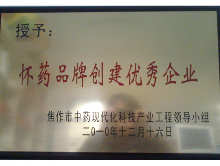 品牌創(chuàng)建優(yōu)秀企業(yè)