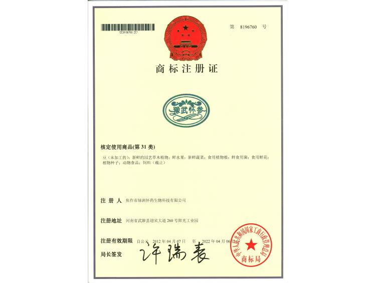 豫武懷參商標31類